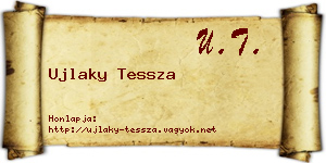 Ujlaky Tessza névjegykártya